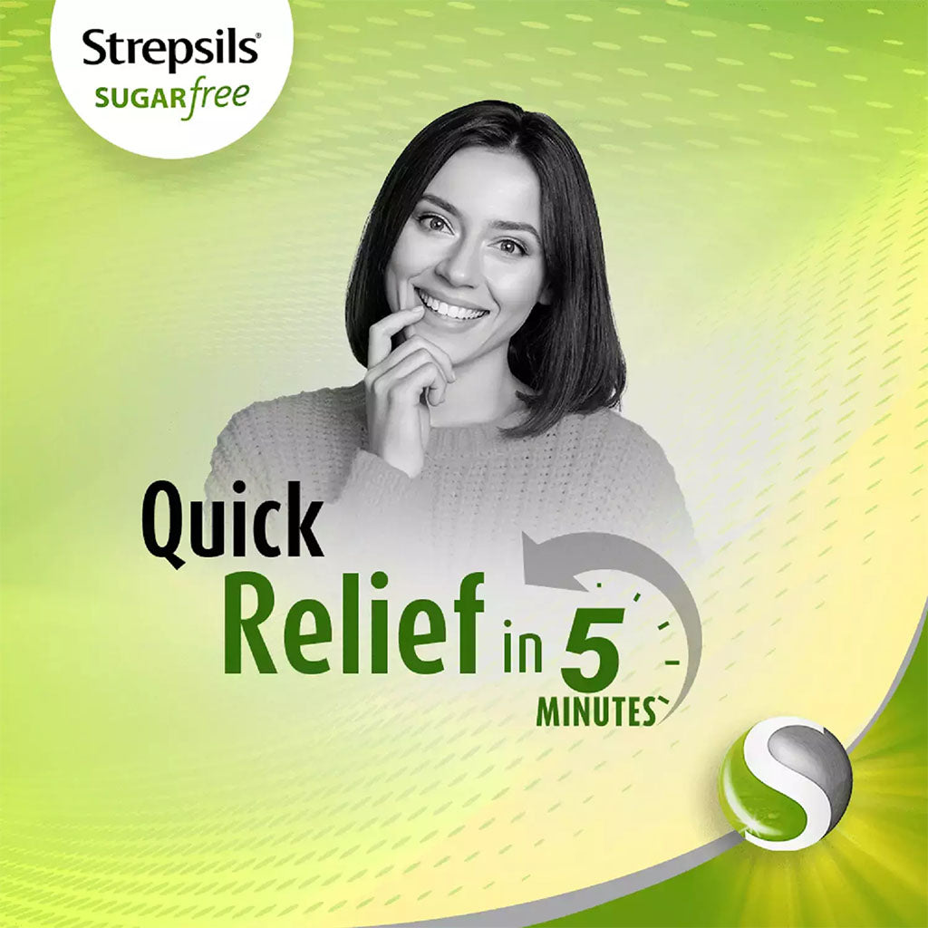 Strepsils Lemon Sugar Free Lozenges 36's - Easy Pharmacy LLC