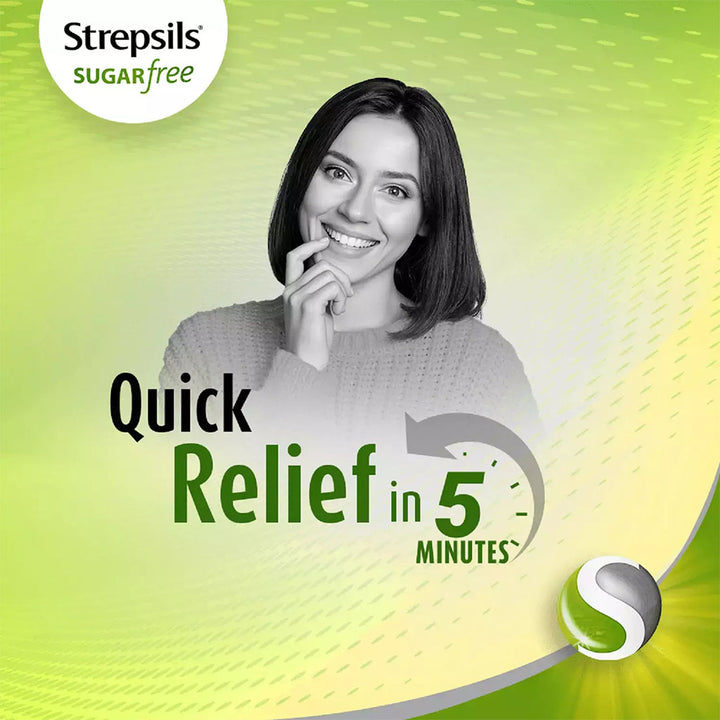 Strepsils Lemon Sugar Free Lozenges 36's - Easy Pharmacy LLC