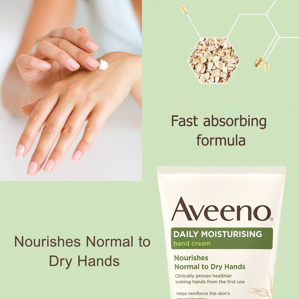 Aveeno Daily Moisturizing Hand Cream For Normal to Dry hands 75 mL - Easy Pharmacy LLC