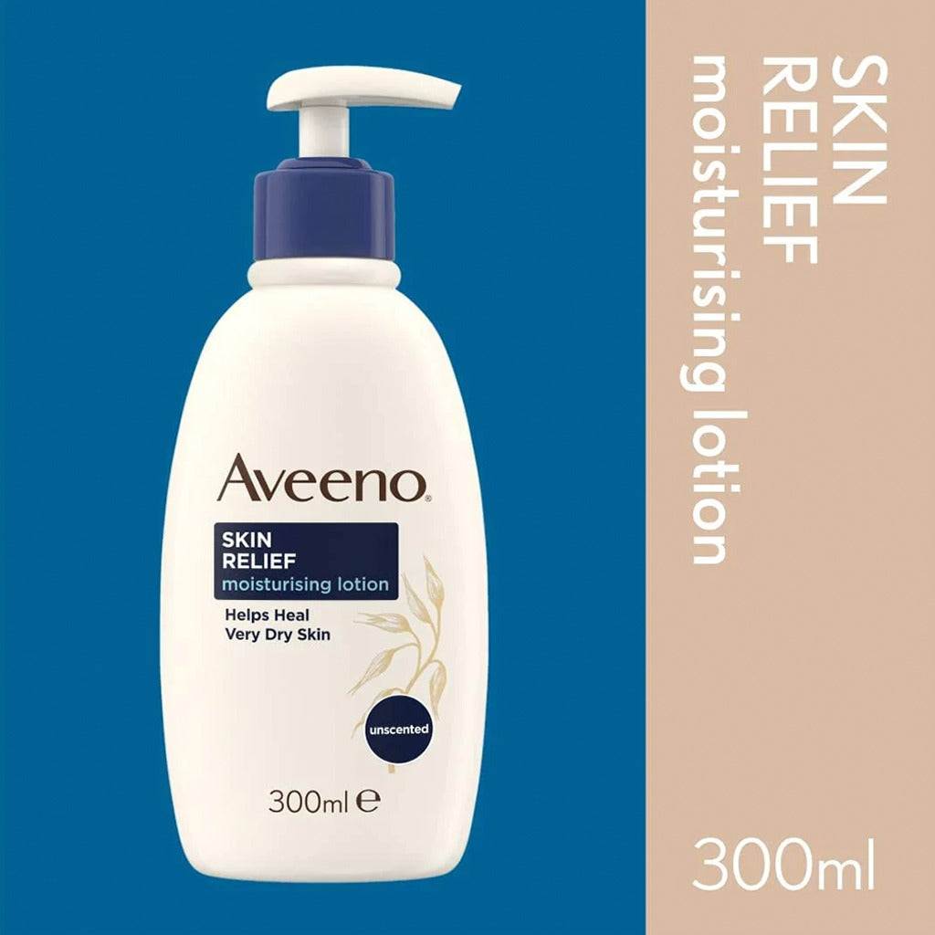 Aveeno Skin Relief Moisturising Lotion For Very dry skin 300 mL - Easy Pharmacy LLC