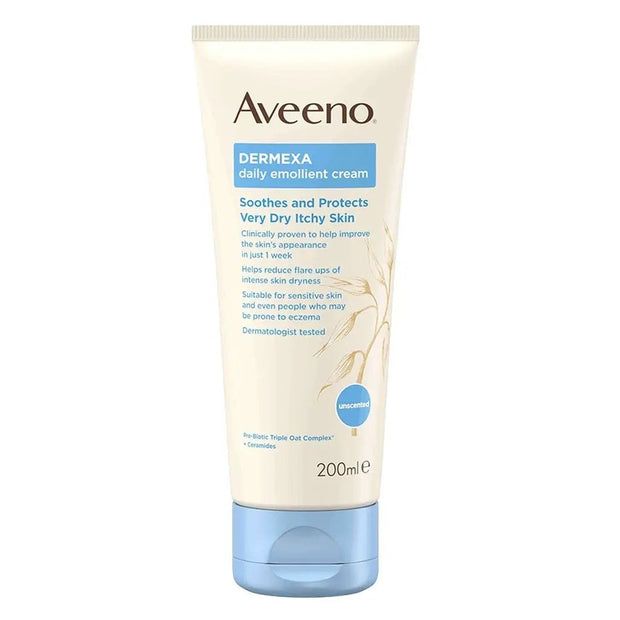 Aveeno Dermexa Daily Emollient Cream For very dry itchy skin 200 mL