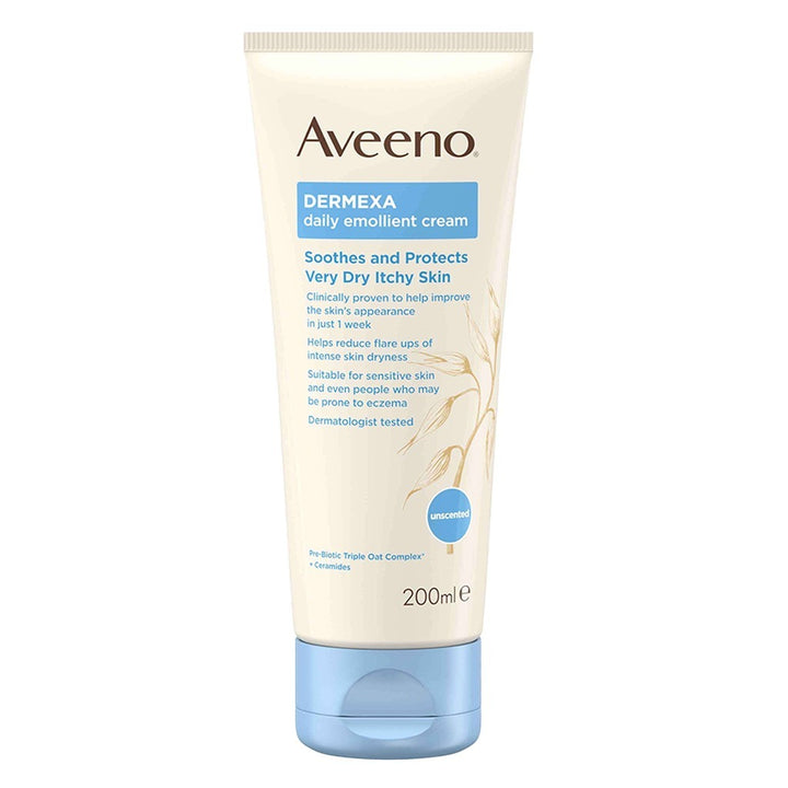Aveeno Dermexa Daily Emollient Cream For very dry itchy skin 200 mL - Easy Pharmacy LLC