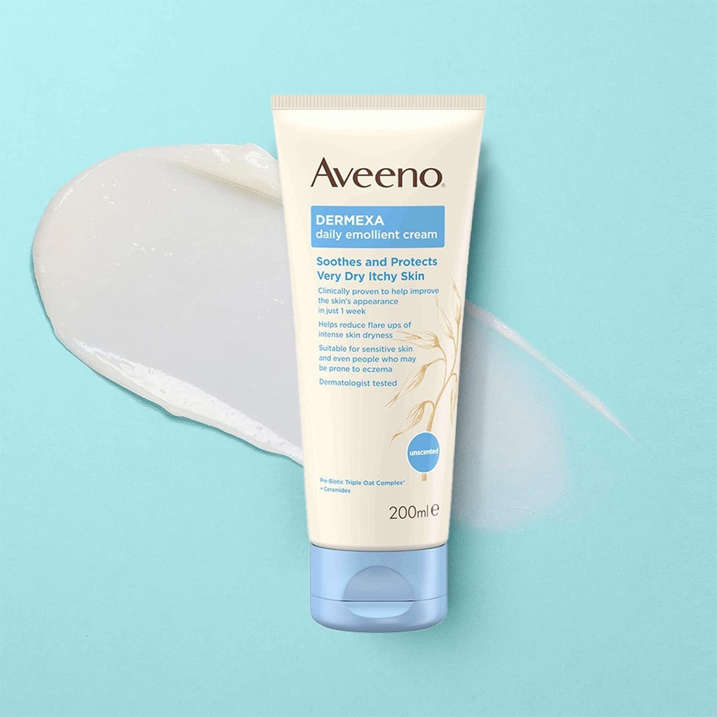 Aveeno Dermexa Daily Emollient Cream For very dry itchy skin 200 mL - Easy Pharmacy LLC