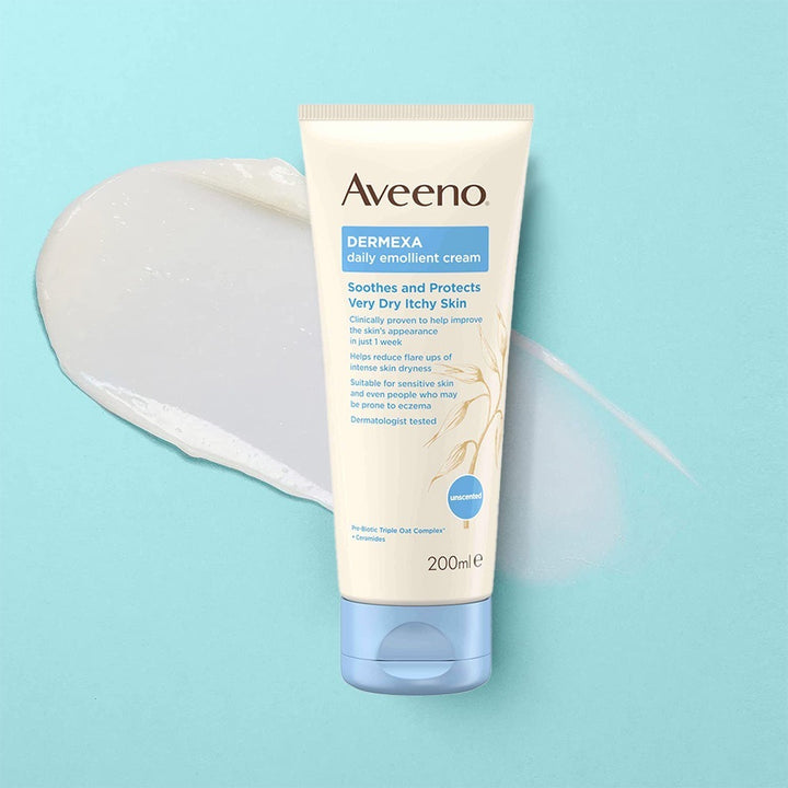 Aveeno Dermexa Daily Emollient Cream For very dry itchy skin 200 mL - Easy Pharmacy LLC