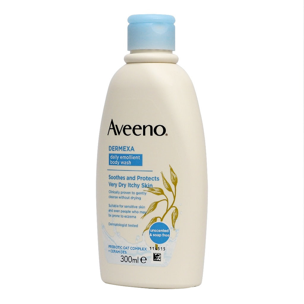 Aveeno Dermexa Daily Emollient Body Wash For very dry itchy skin 300 mL - Easy Pharmacy LLC