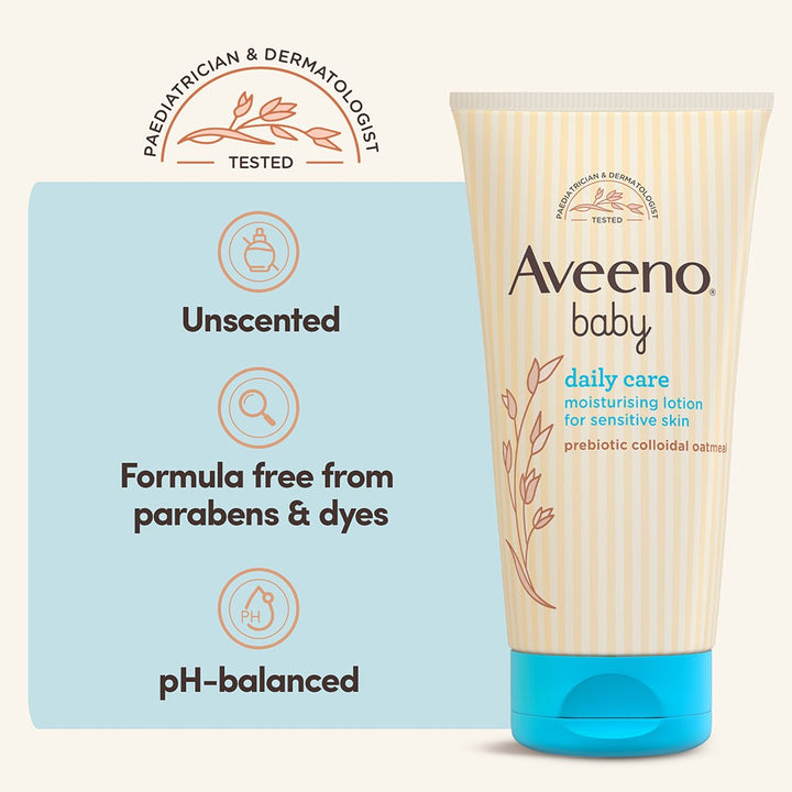 Aveeno Baby Daily Care Face & Body Moisturizing Lotion 150 mL - Easy Pharmacy LLC