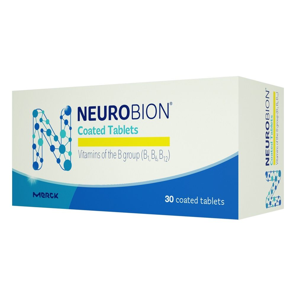 Neurobion Vitamin B1, B6 & B12 Supplement Tablets, Pack of 30's - Easy Pharmacy LLC