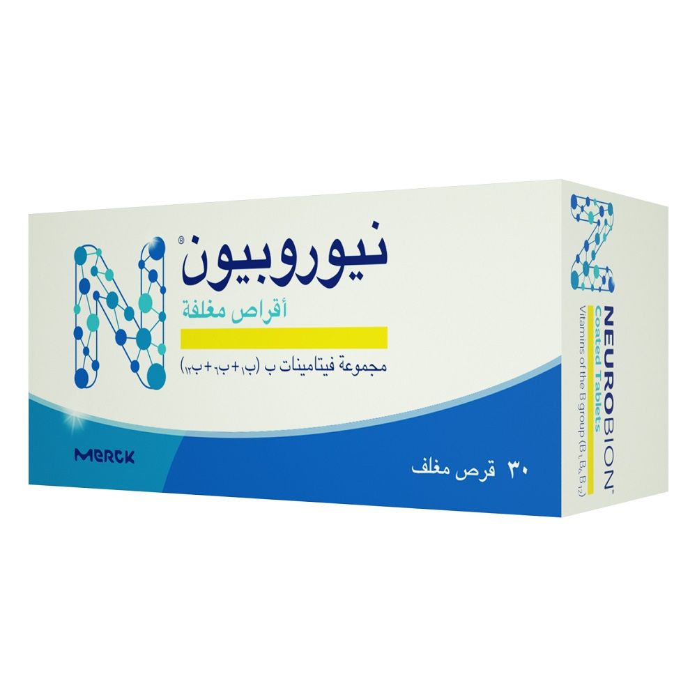Neurobion Vitamin B1, B6 & B12 Supplement Tablets, Pack of 30's - Easy Pharmacy LLC