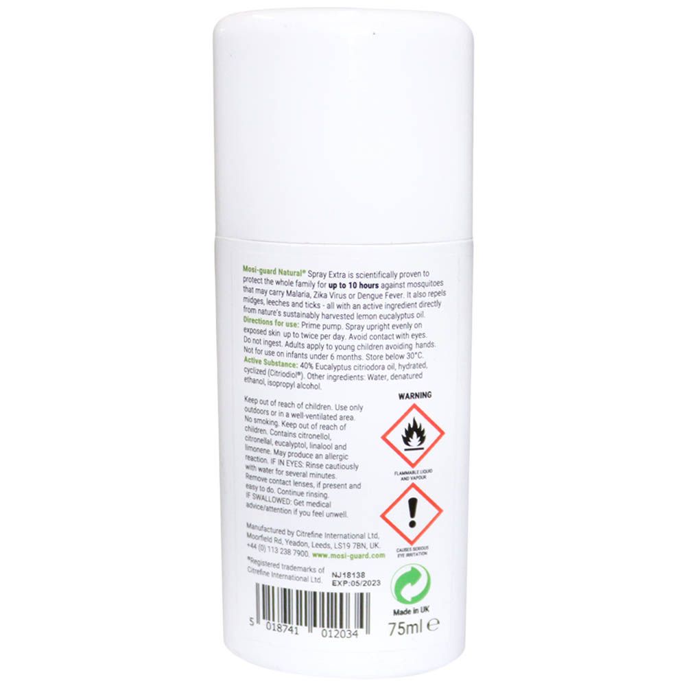 Mosi-Guard Natural Insect Repellent Spray Extra 75 mL - Easy Pharmacy LLC