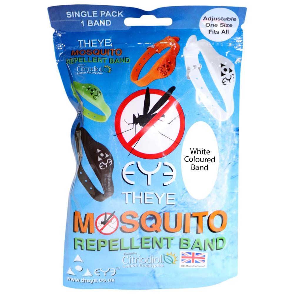 Theye Mosquito Adjustable Repellant Band White - Easy Pharmacy LLC