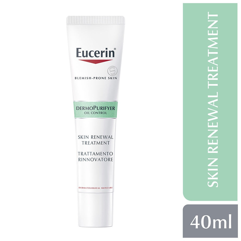 Eucerin Dermo Purifyer Oil Control Skin Renewal Treatment With AHA For Blemish Prone Skin 40ml - Easy Pharmacy LLC