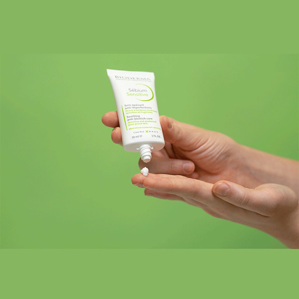 Bioderma Sebium Sensitive Soothing Anti-Blemish Care For Sensitive Acne-Prone Skin 30 mL - Easy Pharmacy LLC