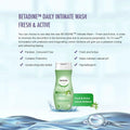 Betadine Daily Feminine Intimate Wash Lemon Verbena – Fresh & Active Gentle Hygiene Care, 250 mL