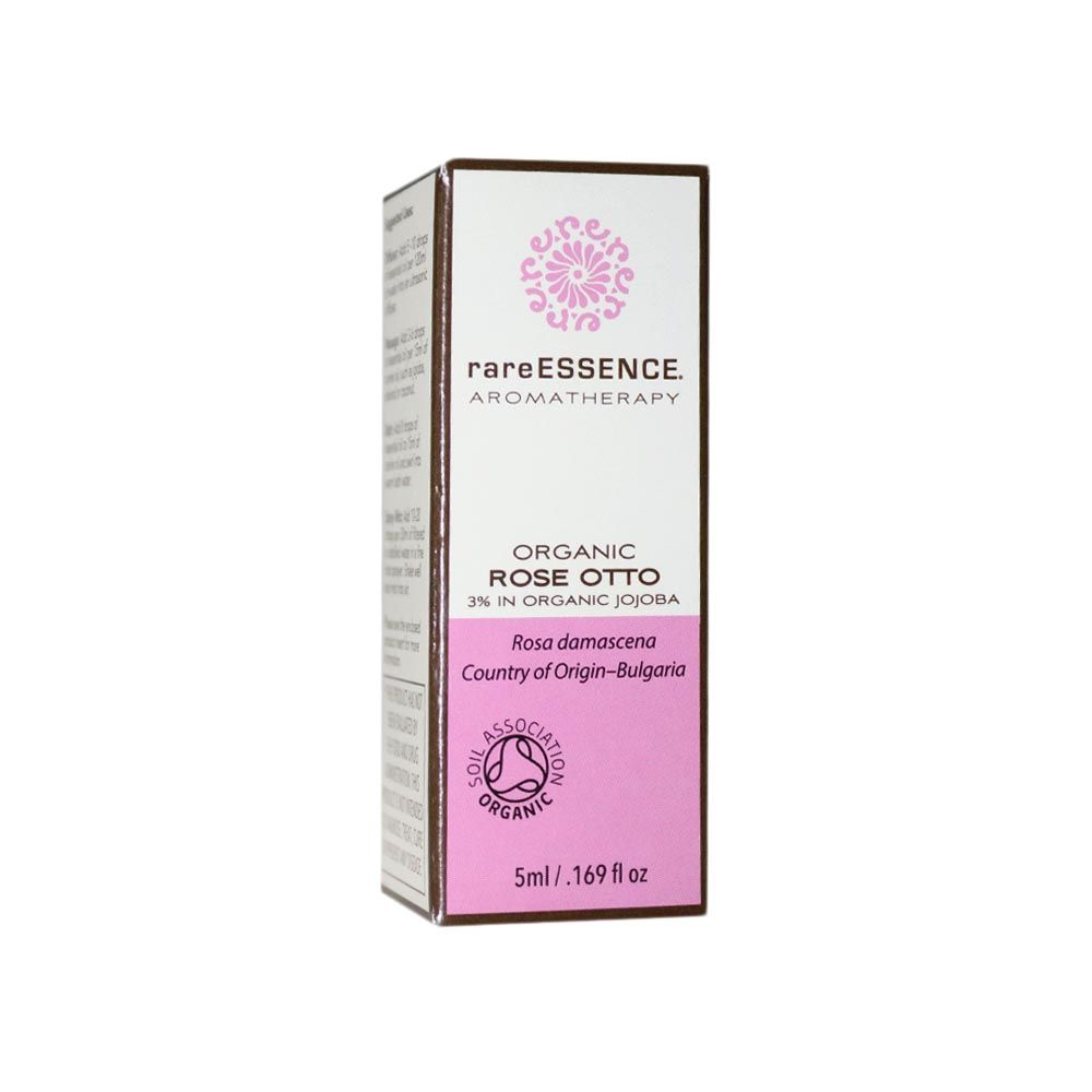 Rare Essence Organic Rose Otto 3% in Organic Jojoba Essential Oil 5 mL - Easy Pharmacy LLC