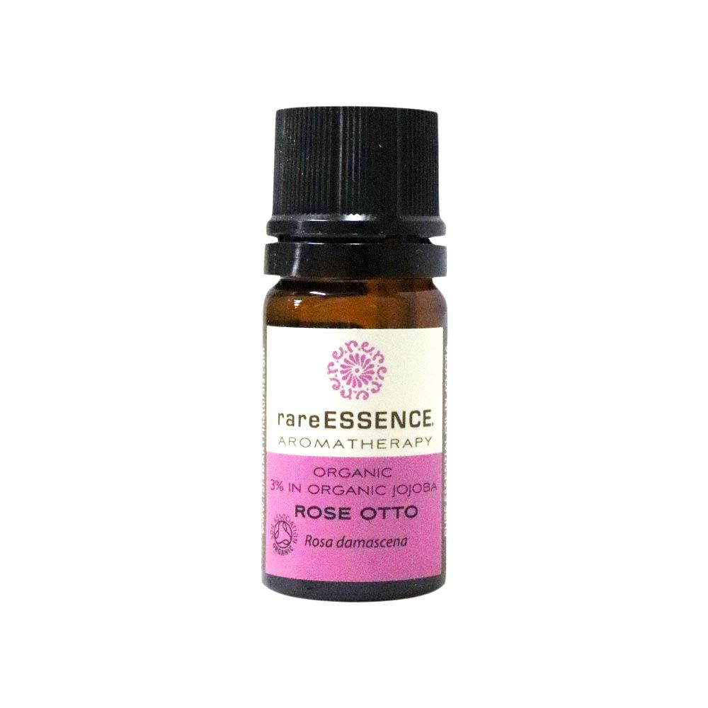 Rare Essence Organic Rose Otto 3% in Organic Jojoba Essential Oil 5 mL - Easy Pharmacy LLC