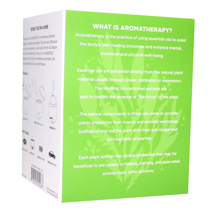 Rare Essence Compact Ultrasonic Diffuser 50 mL Capacity 9129GRN - Easy Pharmacy LLC