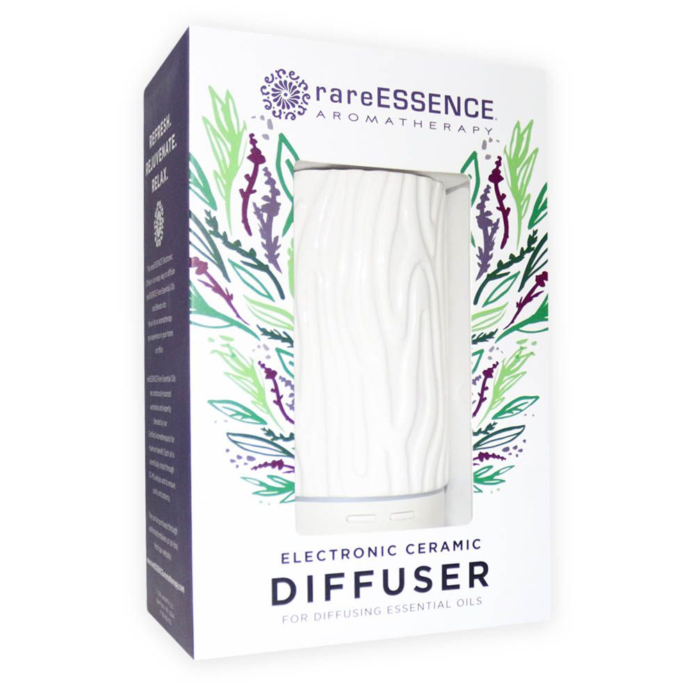 Rare Essence Electronic Ceramic Diffuser 100 mL Capacity 9101WHT - Easy Pharmacy LLC