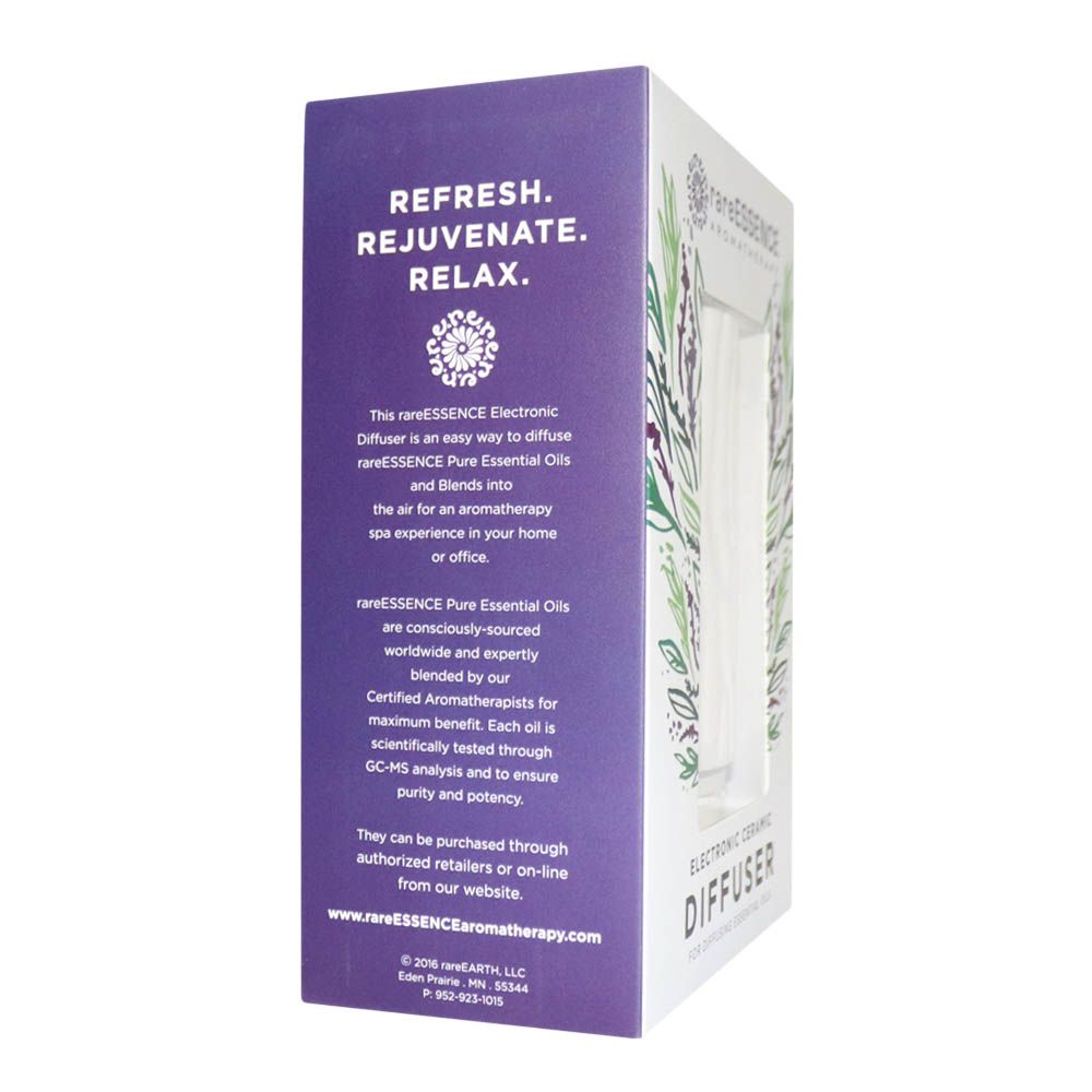Rare Essence Electronic Ceramic Diffuser 100 mL Capacity 9101WHT - Easy Pharmacy LLC