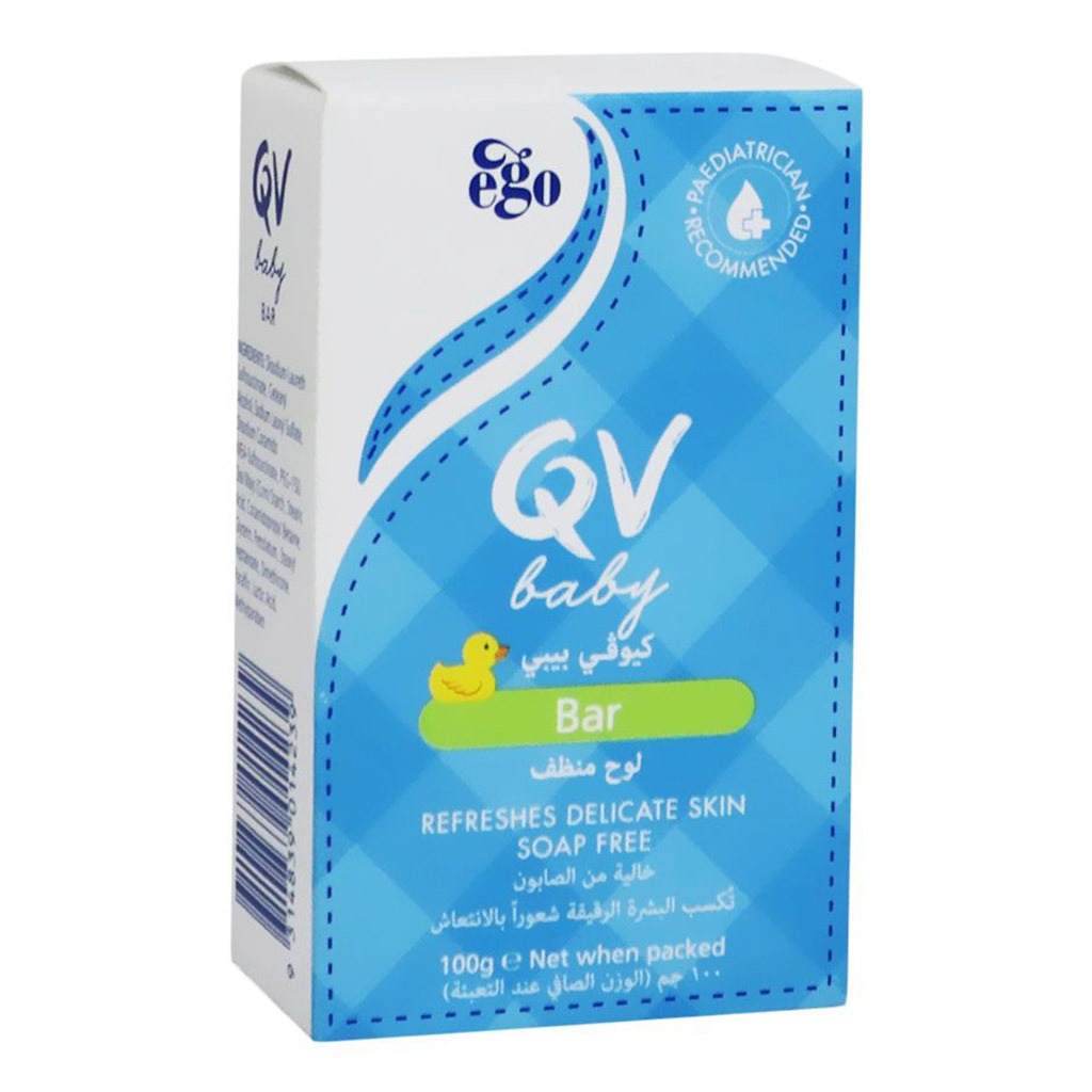 Ego QV Baby Soap, Soap Free Bar 100g - Easy Pharmacy LLC