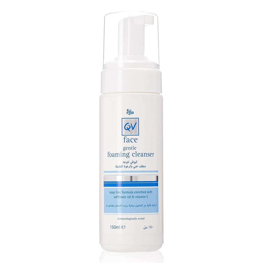 Ego QV Face Gentle Foaming Cleanser, Makeup Remover 150ml - Easy Pharmacy LLC