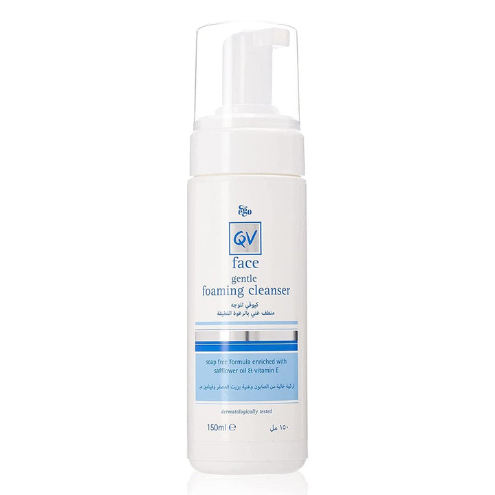 Ego QV Face Gentle Foaming Cleanser, Makeup Remover 150ml - Easy Pharmacy LLC