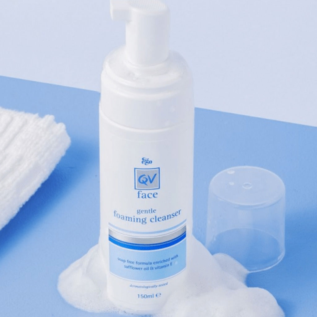 Ego QV Face Gentle Foaming Cleanser, Makeup Remover 150ml - Easy Pharmacy LLC