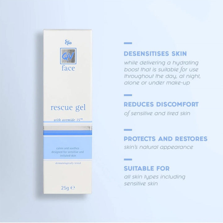 Ego QV Face Rescue Gel For Sensitive Skin 25g - Easy Pharmacy LLC