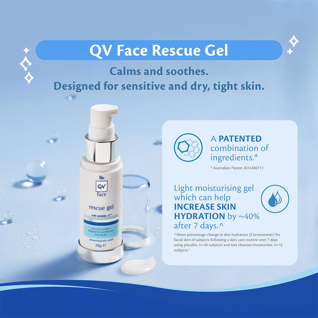 Ego QV Face Rescue Gel For Sensitive Skin 25g - Easy Pharmacy LLC