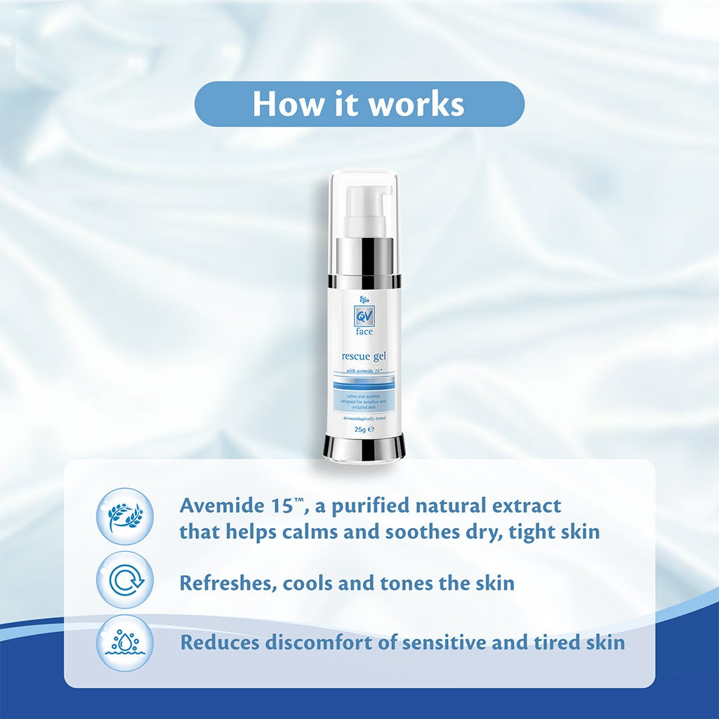 Ego QV Face Rescue Gel For Sensitive Skin 25g - Easy Pharmacy LLC