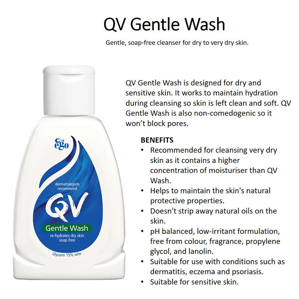 Ego QV Gentle Body Wash For Dry Skin 40g - Easy Pharmacy LLC