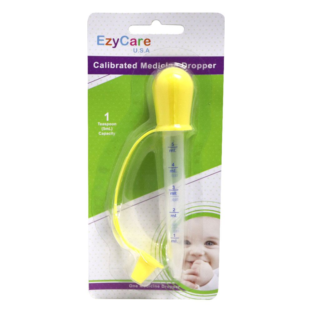 Ezycare Calibrated Medicine Dropper 5 mL Yellow 17020 - Easy Pharmacy LLC