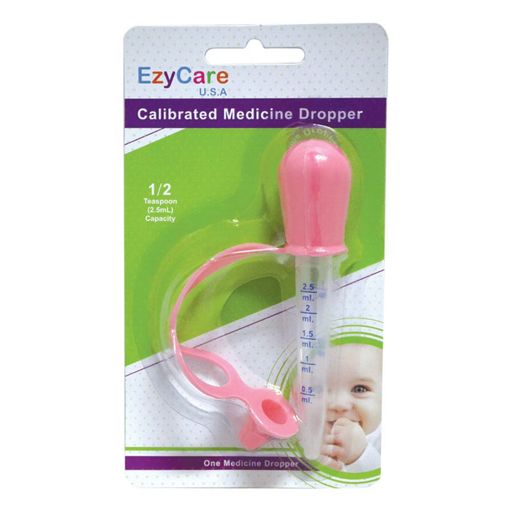 Ezycare Calibrated Medicine Dropper 2.5 mL Pink 17001 - Easy Pharmacy LLC