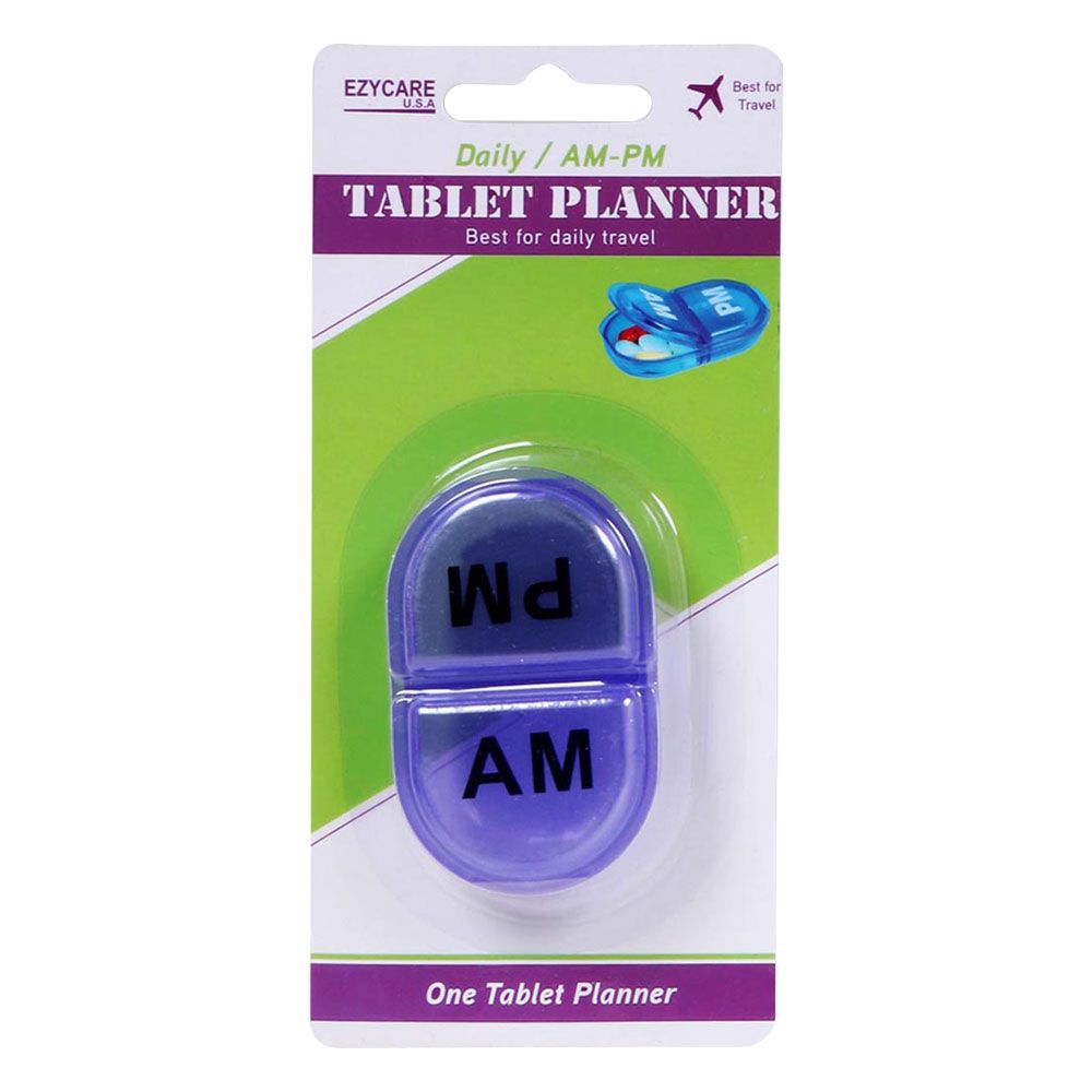Ezycare Daily AM/PM Tablet Planner 17433 - Easy Pharmacy LLC