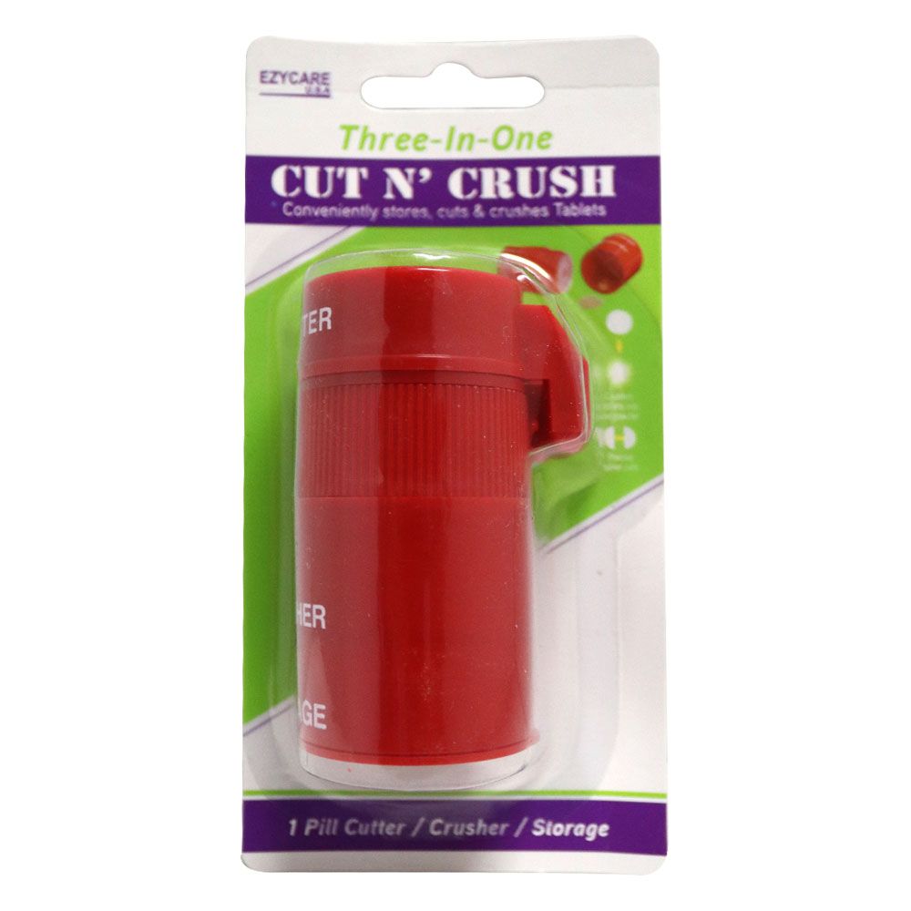 Ezycare 3 In 1 Cut N' Crush Pill Storage 17825 - Easy Pharmacy LLC