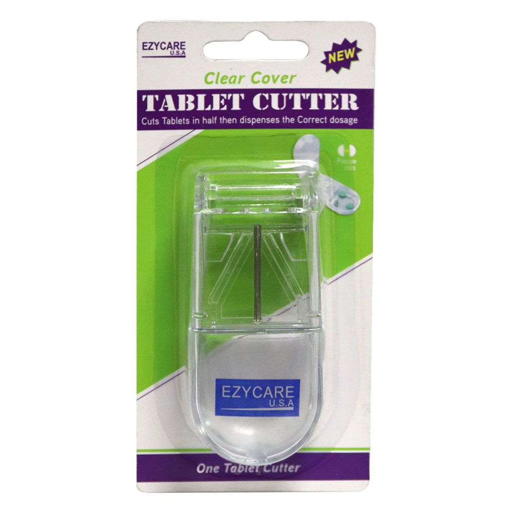 Ezycare Clear Cover Tablet Cutter 17025 - Easy Pharmacy LLC