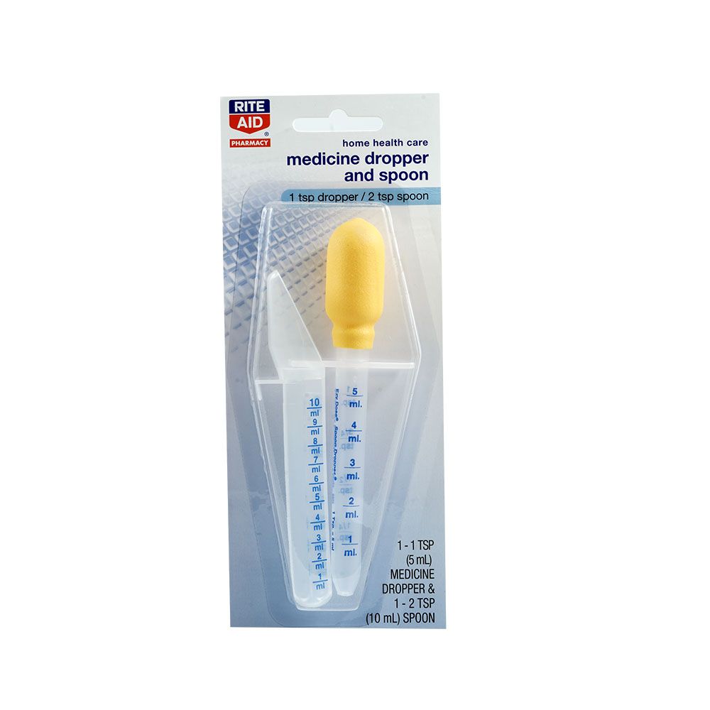 Rite Aid Medicine Dropper 5 mL And Spoon 10 mL - Easy Pharmacy LLC