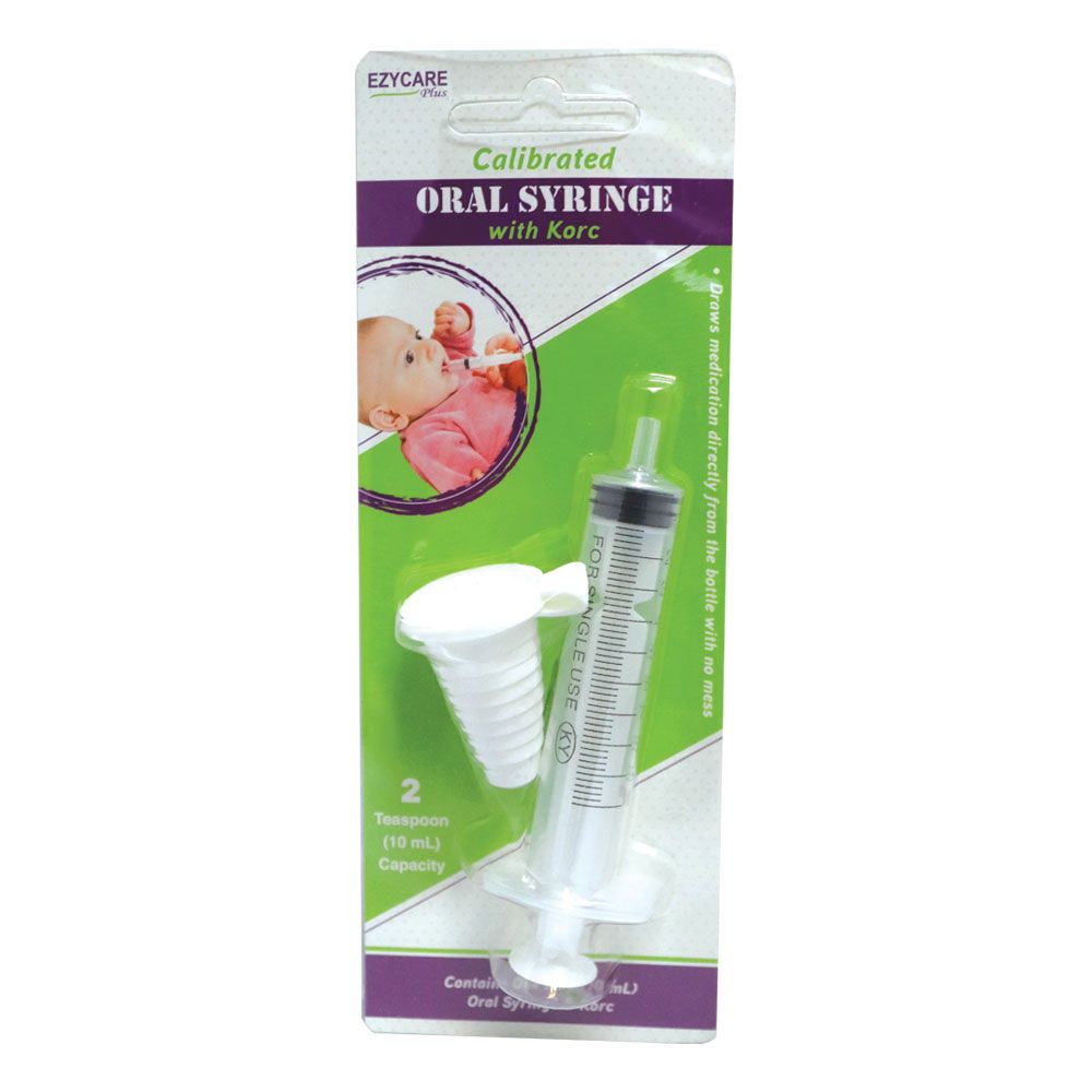 Ezycare Calibrated Oral Syringe with Korc 10 mL 17007 - Easy Pharmacy LLC