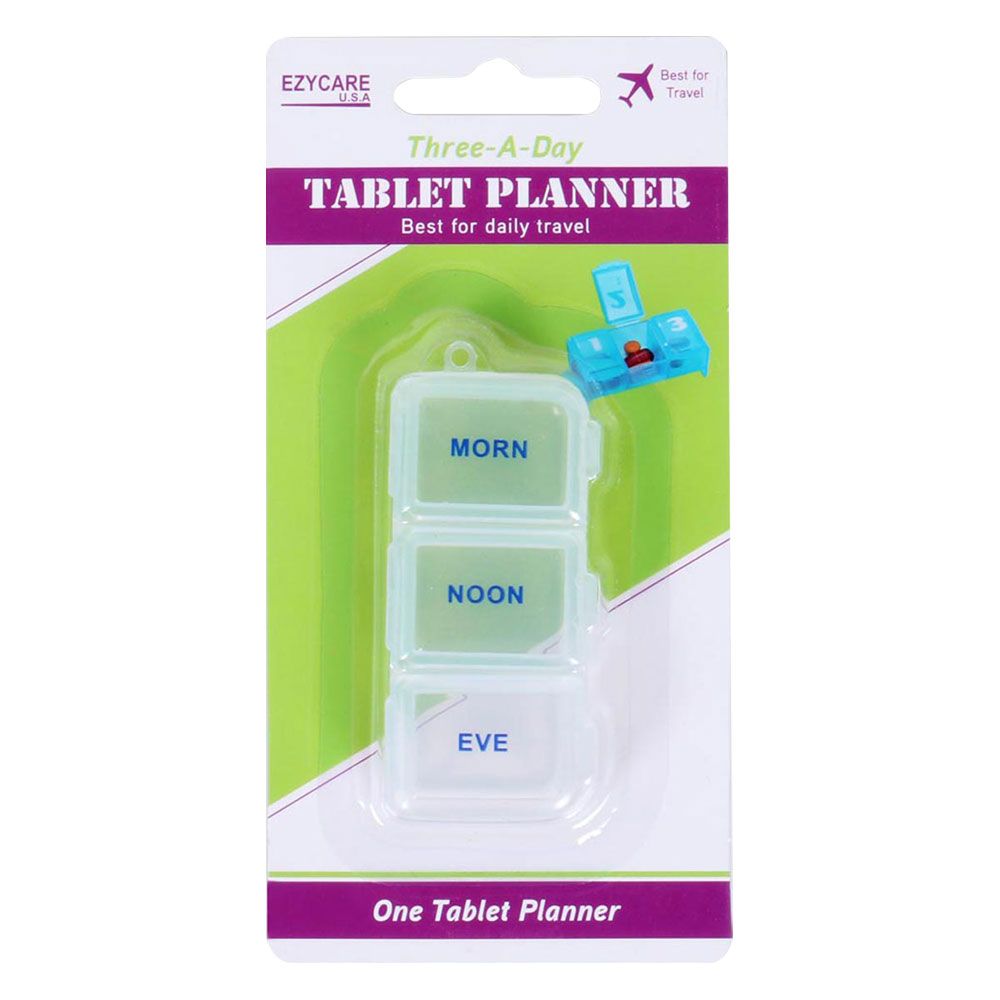 Ezycare Three A Day Tablet Planner 17178 - Easy Pharmacy LLC