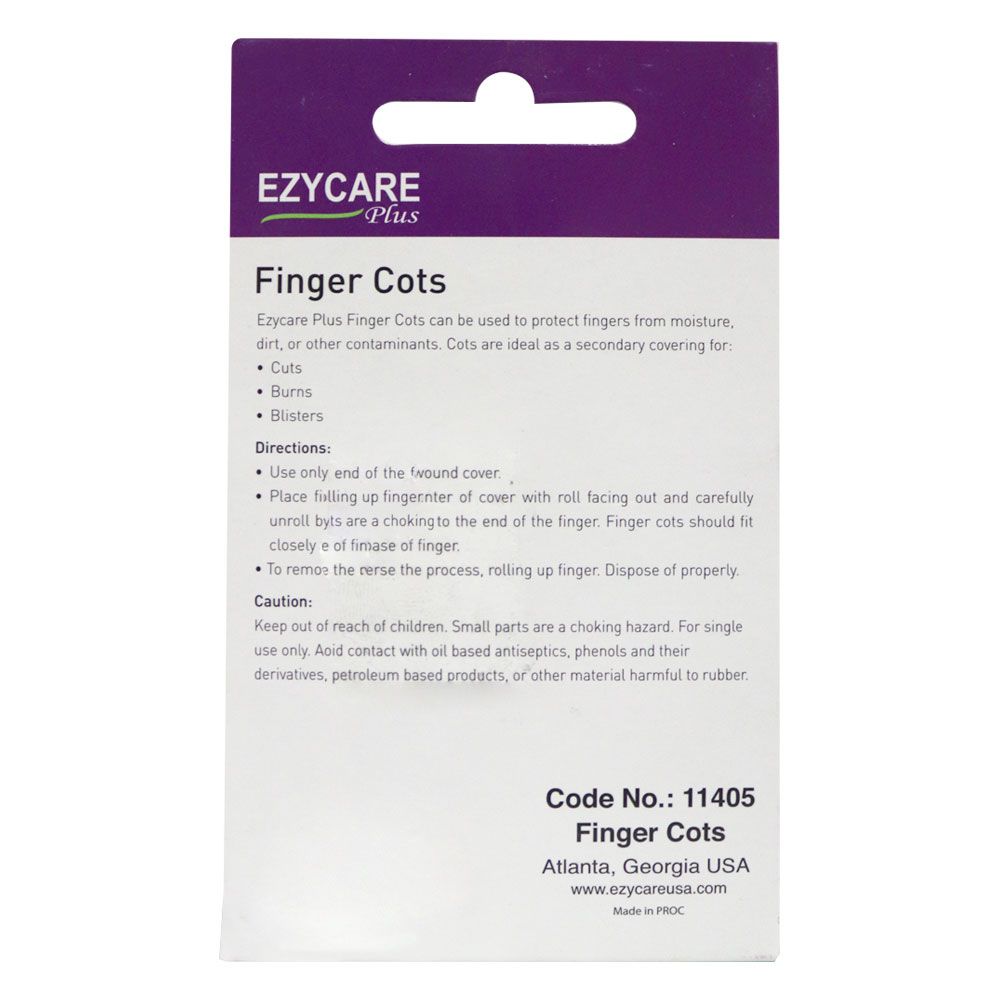 Ezycare Latex Finger Cots 12's 11405 - Easy Pharmacy LLC