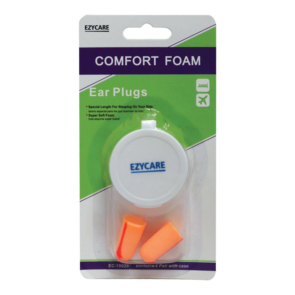 Ezycare Comfort Foam Ear Plugs 1 Pair 10029 - Easy Pharmacy LLC