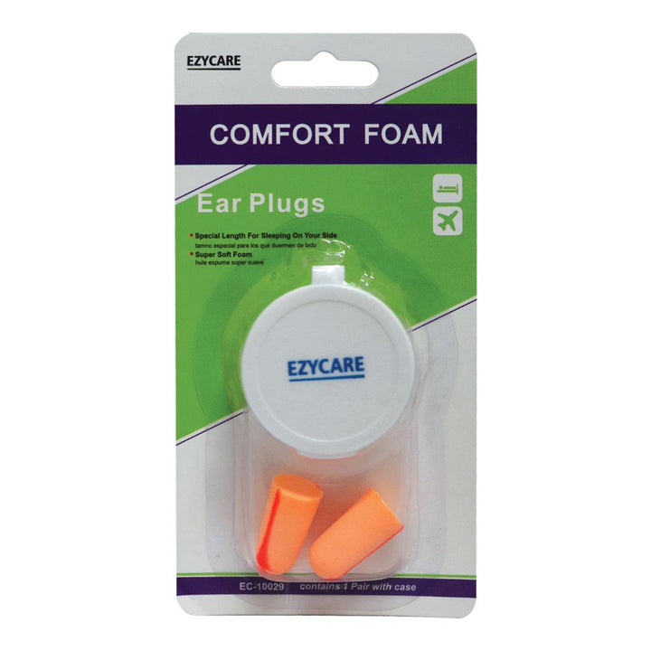 Ezycare Comfort Foam Ear Plugs 1 Pair 10029 - Easy Pharmacy LLC