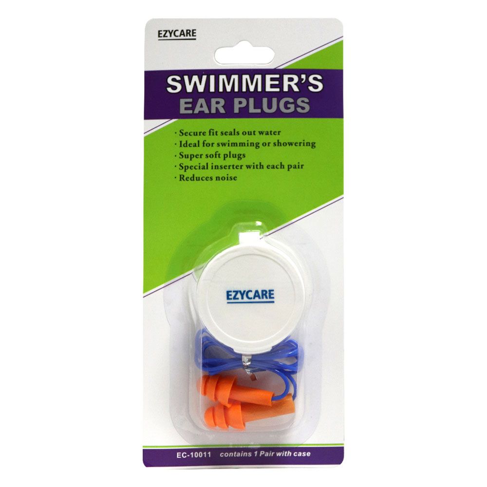 Ezycare Swimmer's Ear Plugs 1 Pair 10011 - Easy Pharmacy LLC