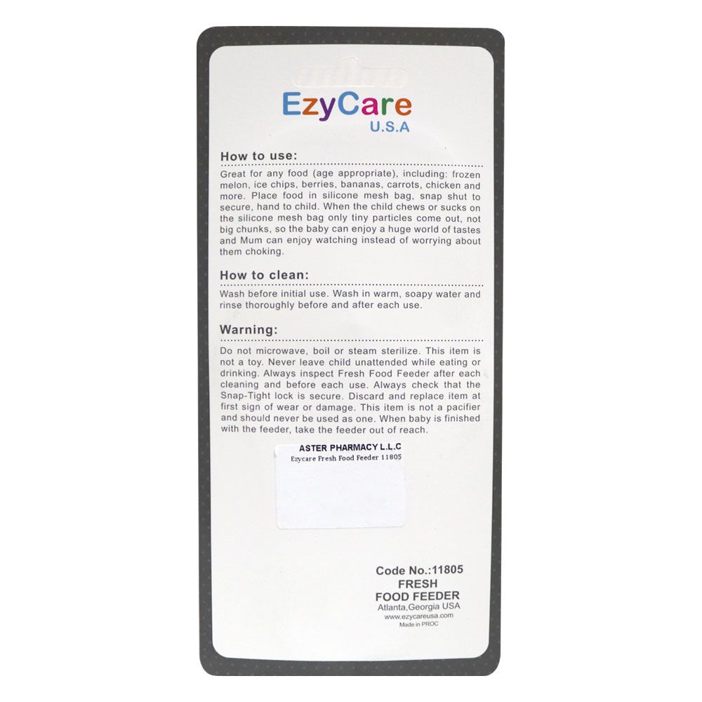 Ezycare Fresh Food Feeder 11805 - Easy Pharmacy LLC