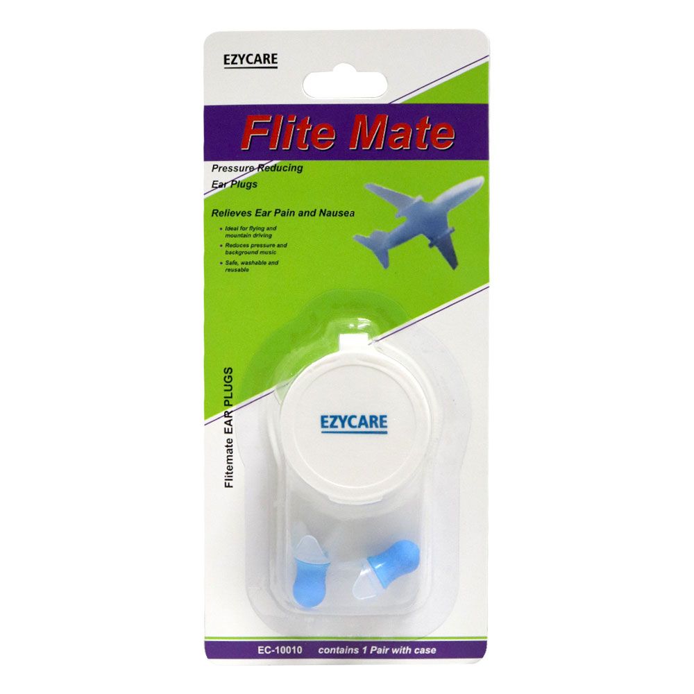 Ezycare Flite Mate Ear Plugs 1 Pair 10010 - Easy Pharmacy LLC