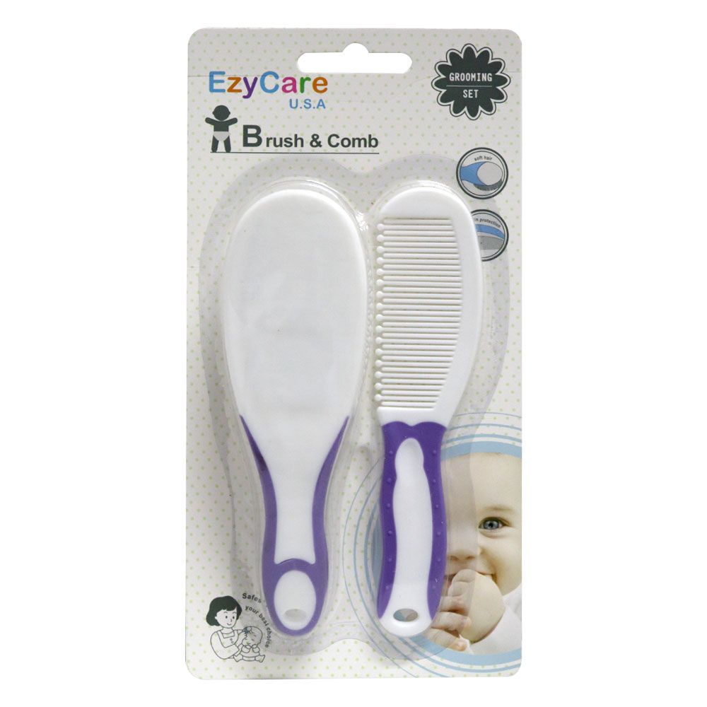 Ezycare Baby Brush & Comb Grooming Set 11804 - Easy Pharmacy LLC
