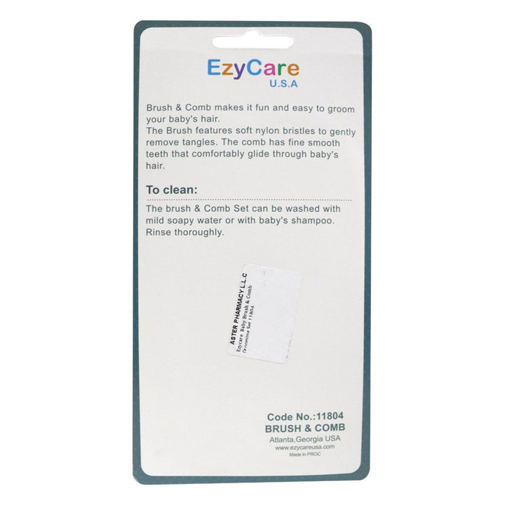 Ezycare Baby Brush & Comb Grooming Set 11804 - Easy Pharmacy LLC