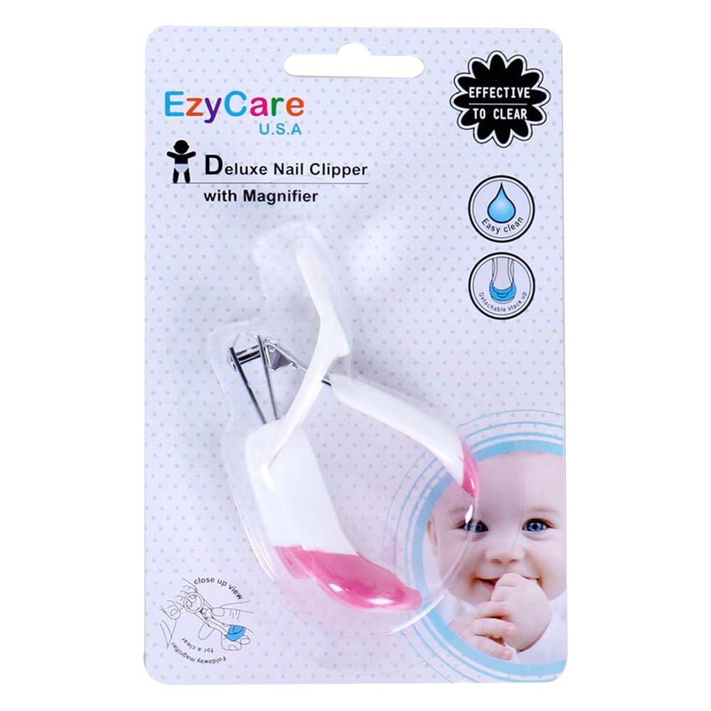 Ezycare Deluxe Nail Clipper With Magnifier 11802 - Easy Pharmacy LLC