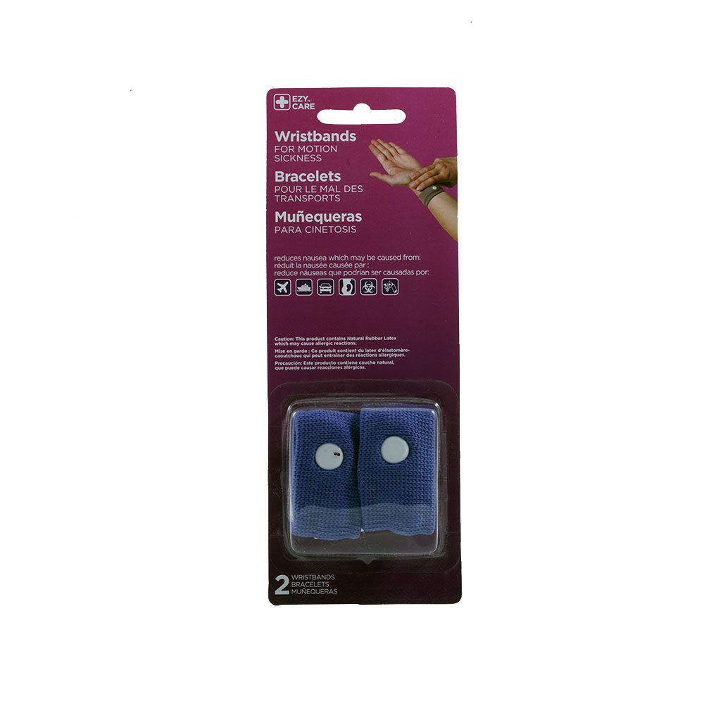 Ezy Care Wrist Bands For Motion Sickness Blue 68840 - Easy Pharmacy LLC