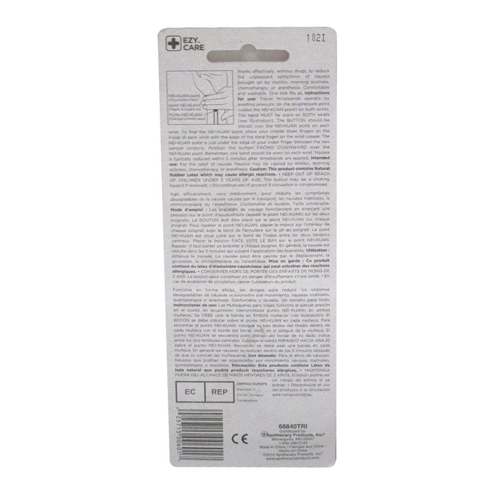 Flents Ezy-Travel Wrist Bands Green 68840 - Easy Pharmacy LLC