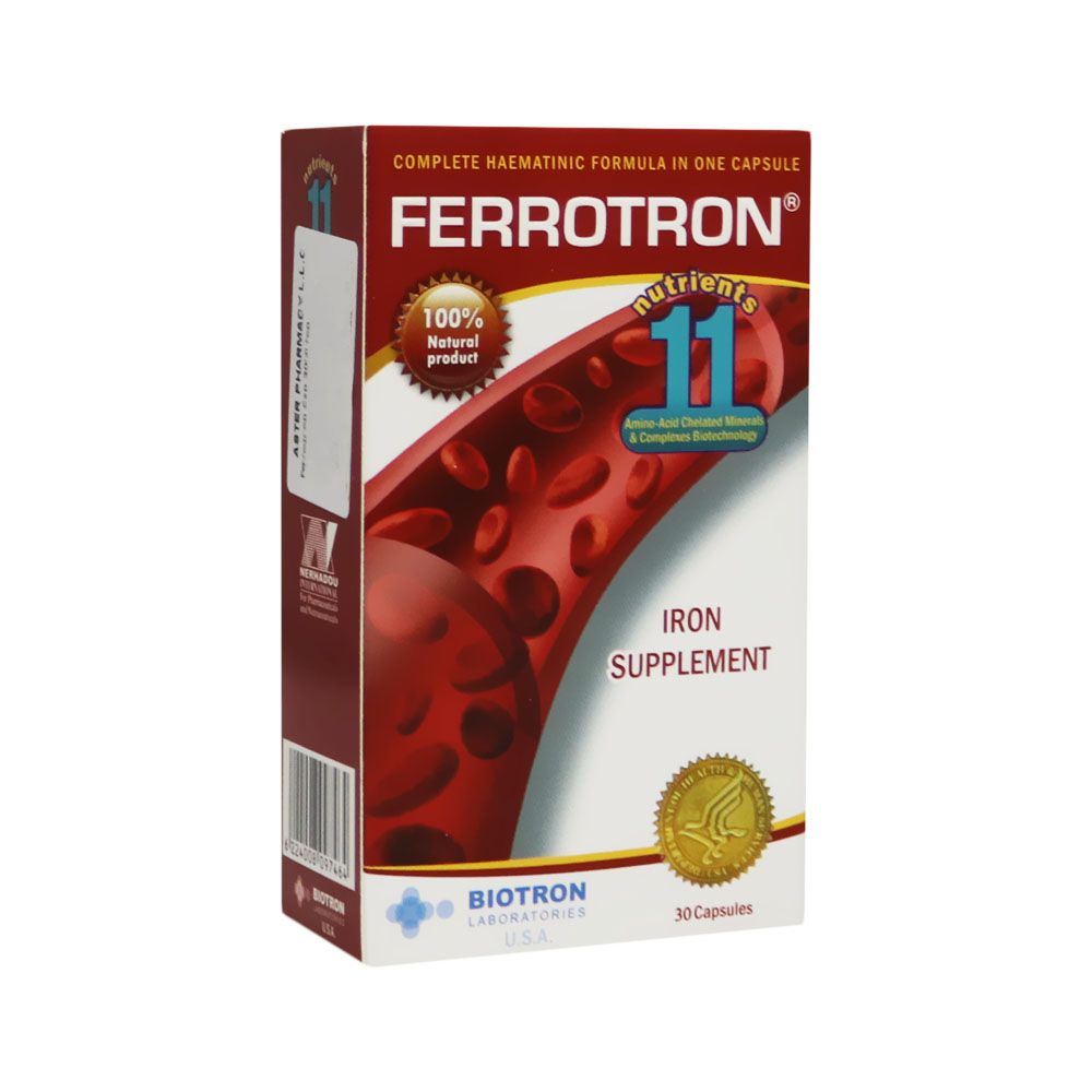 Ferrotron Capsules 30's - Easy Pharmacy LLC